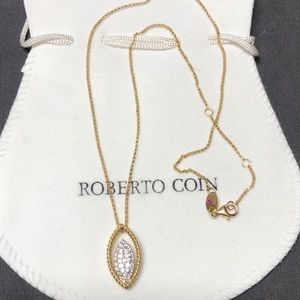 Roberto Coin 18K Diamond Pendant Necklace